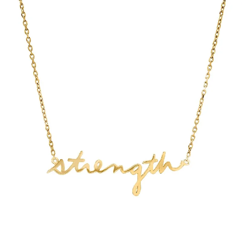 SINCERELY x Winter Stone "Strength" Necklace