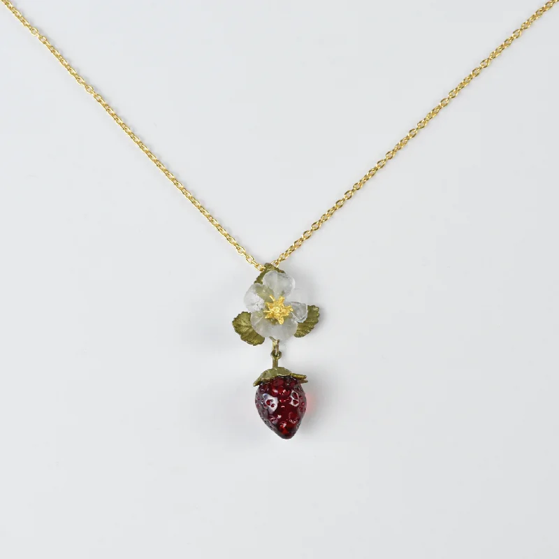 Strawberry Blossom Pendant