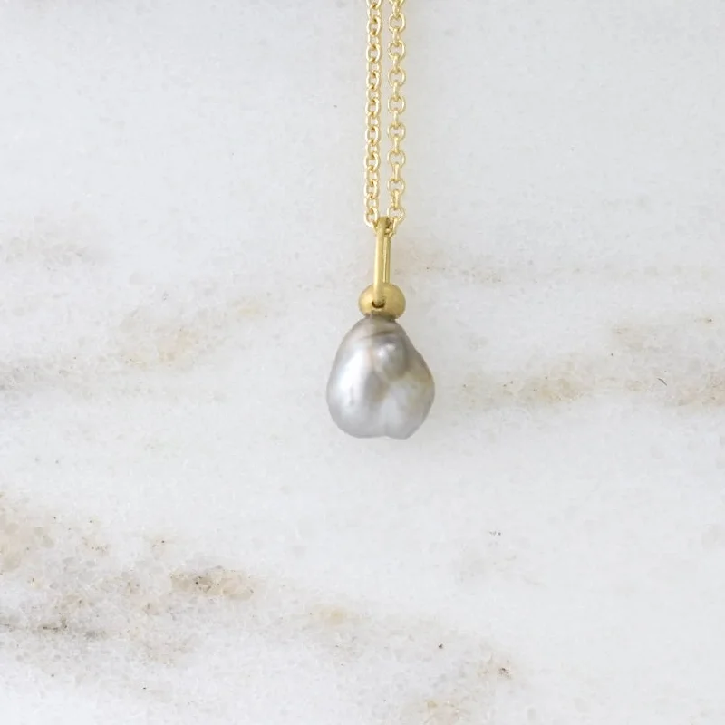 Peachy Tahitian Pearl Charm 2