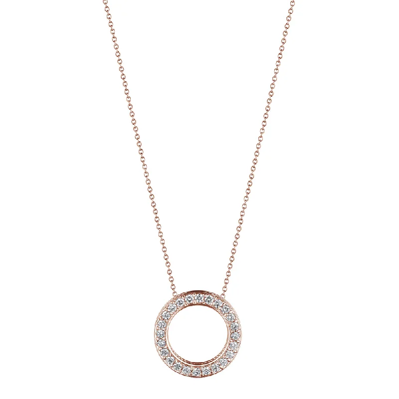 Verragio 18k Diamond Circle Pendant